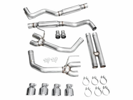 AWE Tuning - AWE Exhaust Suite for S650 Ford Mustang Quad Tip GT