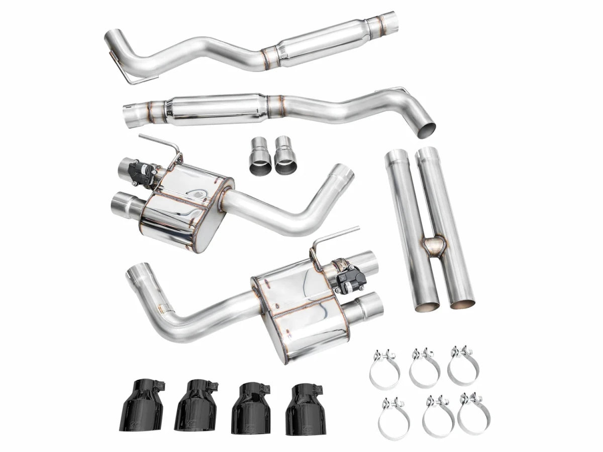 AWE Tuning - AWE Exhaust Suite for S650 Ford Mustang Quad Tip GT