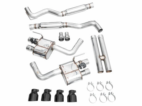 AWE Tuning - AWE Exhaust Suite for S650 Ford Mustang Quad Tip GT