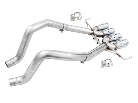 AWE Tuning - AWE Track Edition Axle Back Exhaust for 2014 - 2019 Chevrolet Corvette C7 Stingray / Grand Sport / Z51