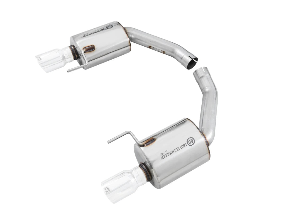 AWE Tuning - AWE Track - to - Touring Conversion Kit for S550 Mustang GT - Dual Tip