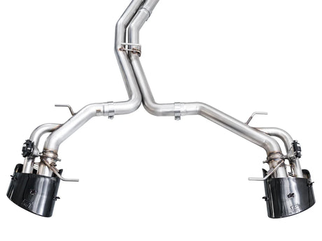 AWE Tuning - AWE Tuning 21 - 26 Audi C8 RS6/RS7 SwitchPath Cat - back Exhaust - Diamond Black Tips