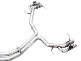 AWE Tuning - AWE Tuning 21 - 26 Audi C8 RS6/RS7 SwitchPath Cat - back Exhaust - Diamond Black Tips