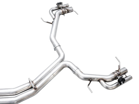 AWE Tuning - AWE Tuning 21 - 26 Audi C8 RS6/RS7 SwitchPath Cat - back Exhaust - Diamond Black Tips