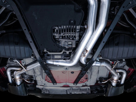 AWE Tuning - AWE Tuning 21 - 26 Audi C8 RS6/RS7 SwitchPath Cat - back Exhaust - Diamond Black Tips