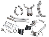 AWE Tuning - AWE Tuning 21 - 26 Audi C8 RS6/RS7 SwitchPath Cat - back Exhaust - Diamond Black Tips
