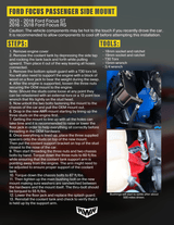 AWR Racing - AWR Racing 2016 - 2018 Ford Focus RS passenger side mount - Panda Motorworks