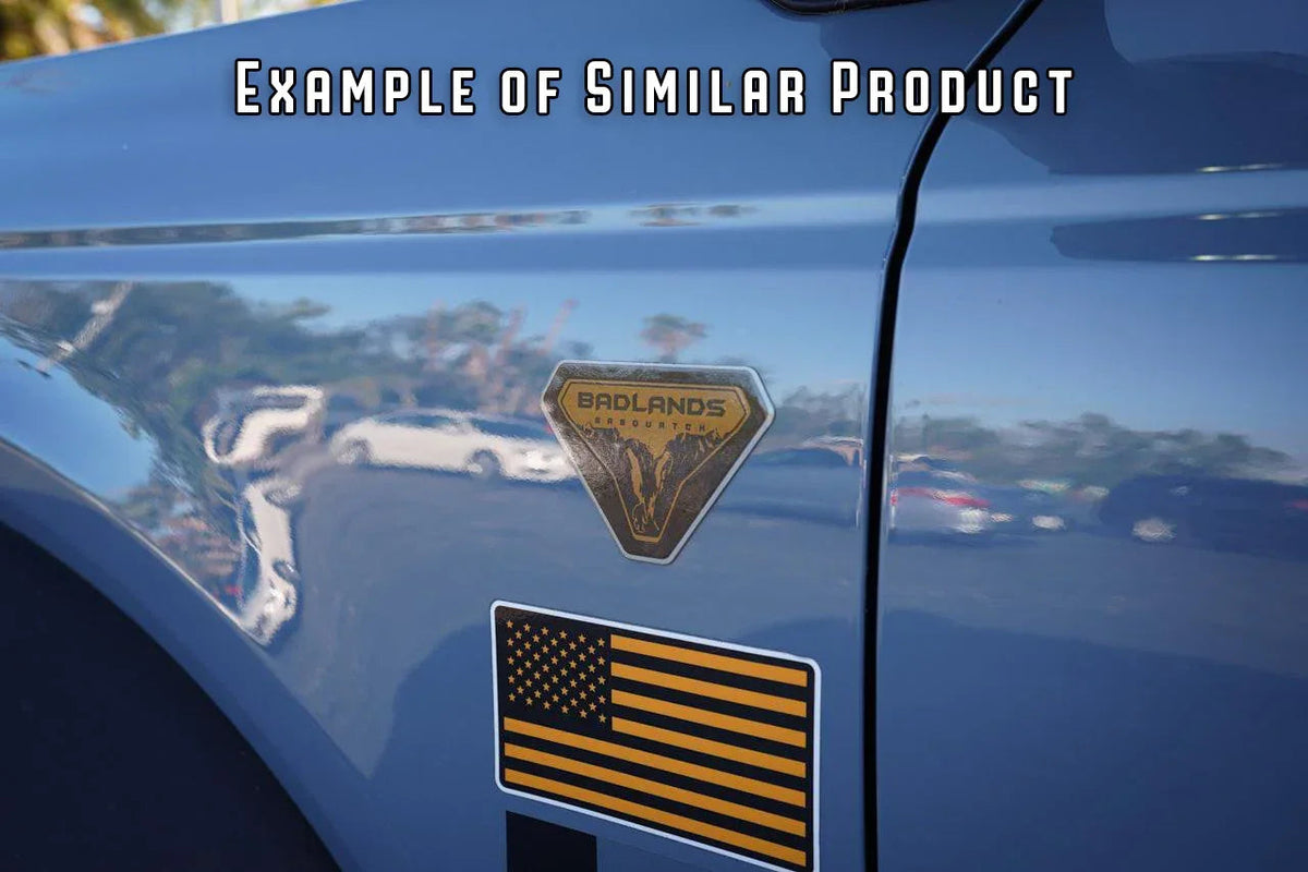 Big Bend Fender Badge Overlays - 2021+ Bronco
