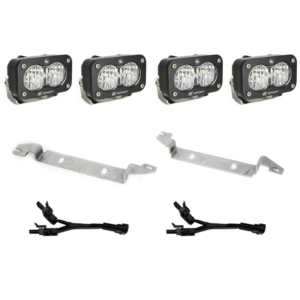 Baja Designs - Baja Designs 2024+ Toyota Tacoma S2 Sport Dual Fog Pocket Light Kit