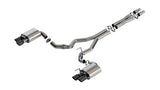 Borla - Borla 2024 Ford Mustang GT 5.0L V8 w/ Active Exhaust ATAK Cat - Back Exhaust System - Black Chrome - Panda Motorworks