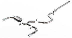Borla - Borla 22 - 23 Hyundai Elantra N 2.0L 4 CYL. Turbo AT/MT ATAK Catback Exhaust Bright Chrome - Panda Motorworks