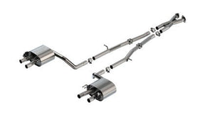 Borla - Borla 22 - 23 Kia Stinger 3.3L V6 Turbo 2.25in Pipe Dia Dual Split Rear Exit S - Type Cat - Back Exhaust - Panda Motorworks