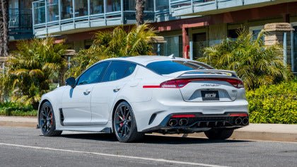 Borla - Borla 22 - 23 Kia Stinger 3.3L V6 Turbo 2.25in Pipe Dia Dual Split Rear Exit S - Type Cat - Back Exhaust - Panda Motorworks
