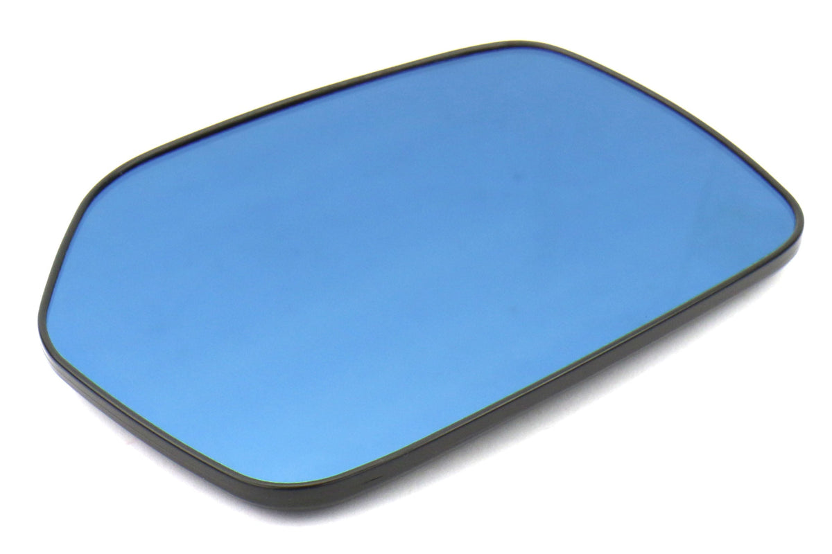 OLM Wide Angle Convex Mirrors (With Turn Signals/Defrosters) - Blue - 2015-2021 Subaru WRX / STI / 2015-2017 Crosstrek