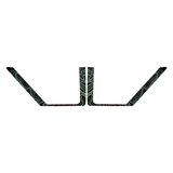Topo Front Door Net Trim Overlay Kit (Printed Series) - 2021+ Bronco