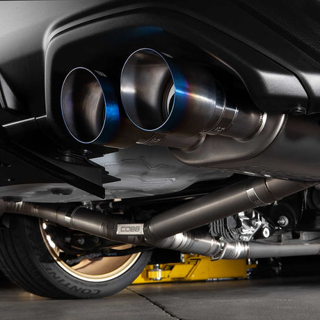 COBB - Cobb 22 - 23 Subaru WRX Titanium Catback Exhaust (Incl. Burnt Ti Tips) - Panda Motorworks