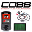 COBB - Cobb Stage 1+ Flex Fuel Power Pkg w/DSG/S Tronic Flashing VW Golf R (MK7/7.5) / Audi S3 (8V) - Panda Motorworks