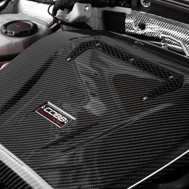 COBB - Cobb Volkswagen GTI (MK7/MK7.5/MK8) / Golf R / Audi A3 & S3 (8V) Redline Carbon Fiber Engine Cover - Panda Motorworks