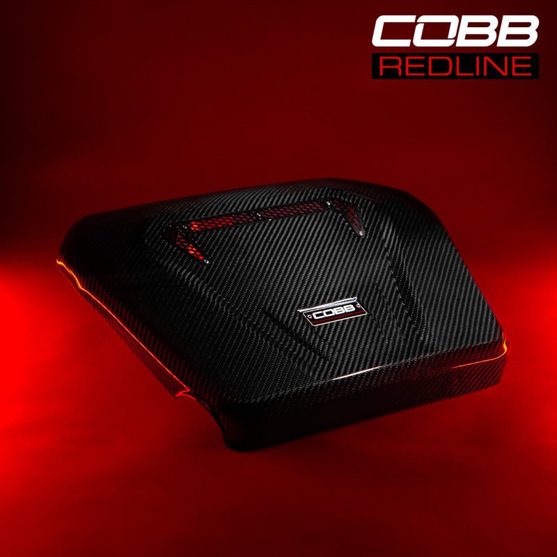 COBB - Cobb Volkswagen GTI (MK7/MK7.5/MK8) / Golf R / Audi A3 & S3 (8V) Redline Carbon Fiber Engine Cover - Panda Motorworks