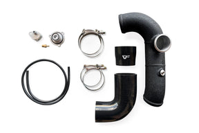 CVF - CVF Aluminum Intercooler Charge Pipe Kit with TiAL Flange (2013 - 2018 Ford Focus ST) - Panda Motorworks