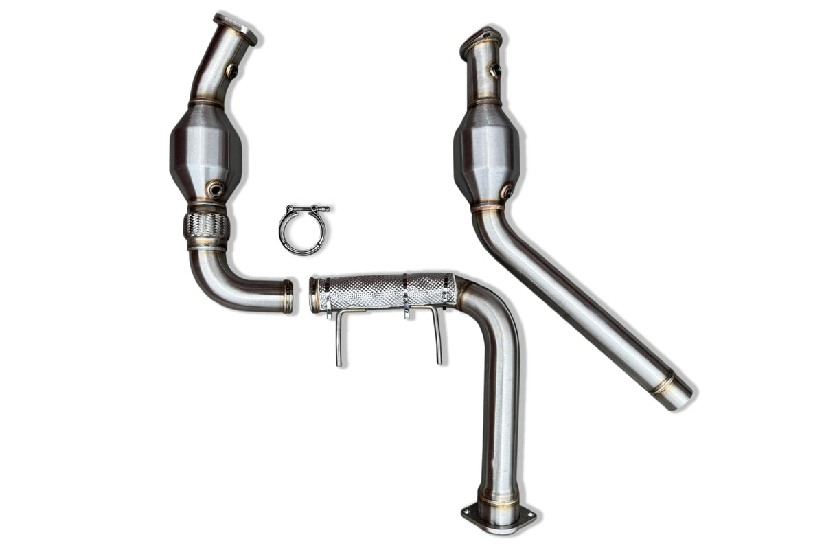 CVF Stainless Steel Downpipes (2021-2023 3.5L Raptor F-150 EcoBoost)