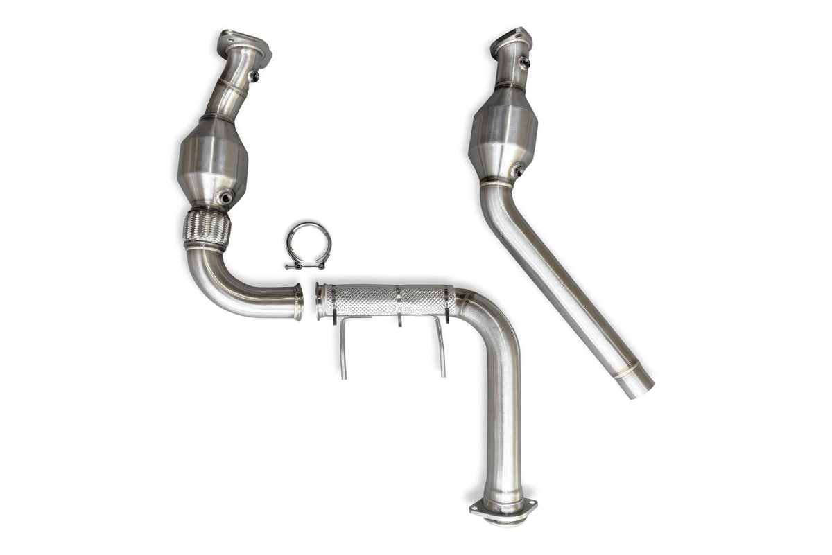 CVF Stainless Steel Downpipes (2024-2026 3.5L Raptor F-150 EcoBoost)