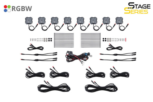 2021+ Ford Bronco Diode Dynamics Stage Series RGBW LED Rock Light kit