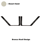 Topo Front Door Net Trim Overlay Kit (Printed Series) - 2021+ Bronco