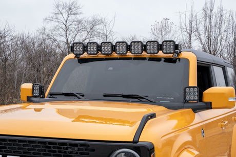 Diode Dynamics - Diode Dynamics 2021+ Ford Bronco SS5 CrossLink Windshield Combo Lightbar Kit