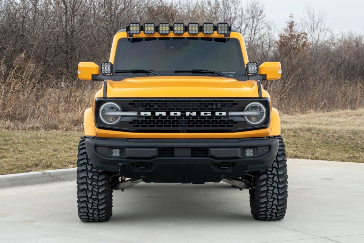 Diode Dynamics - Diode Dynamics 2021+ Ford Bronco SS5 CrossLink Windshield Combo Lightbar Kit