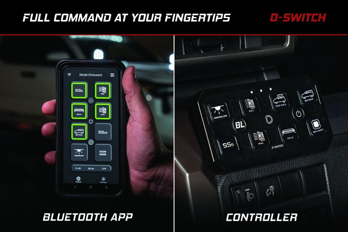 Diode Dynamics - Diode Dynamics D - Switch 8 Button Controller Kit