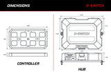 Diode Dynamics - Diode Dynamics D - Switch 8 Button Controller Kit