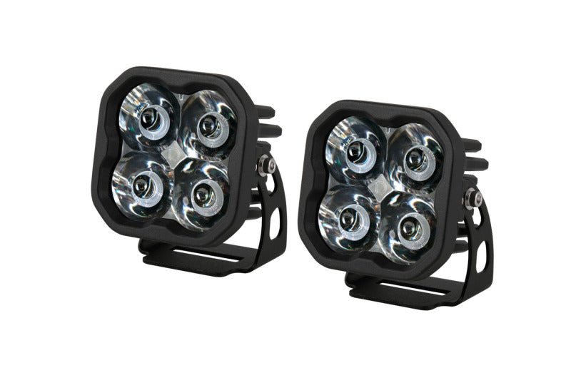 Diode Dynamics - Diode Dynamics SS3 3" LED Pod – Stage Series Backlit, Sport/Pro, White or Yellow