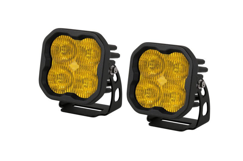 Diode Dynamics - Diode Dynamics SS3 3" LED Pod with Amber Backlight – Stage Series, Sport/Pro, White or Yellow
