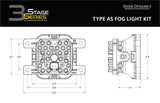 Diode Dynamics - Diode Dynamics SS3 Sport Type AS Kit ABL - Yellow SAE Fog