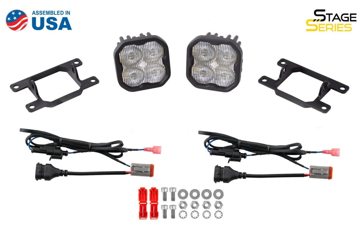 Diode Dynamics - Diode Dynamics SS3 Sport Type AS Kit ABL - Yellow SAE Fog