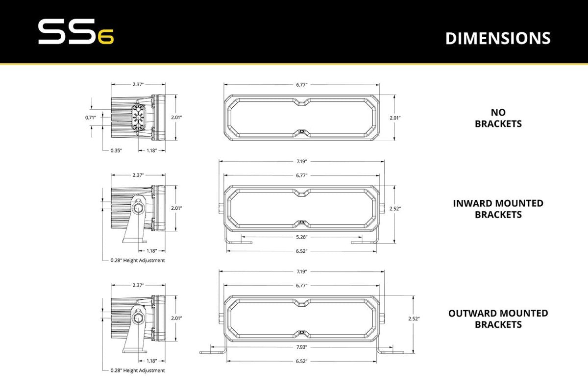 Diode Dynamics - Diode Dynamics SS6 LED Light Bar