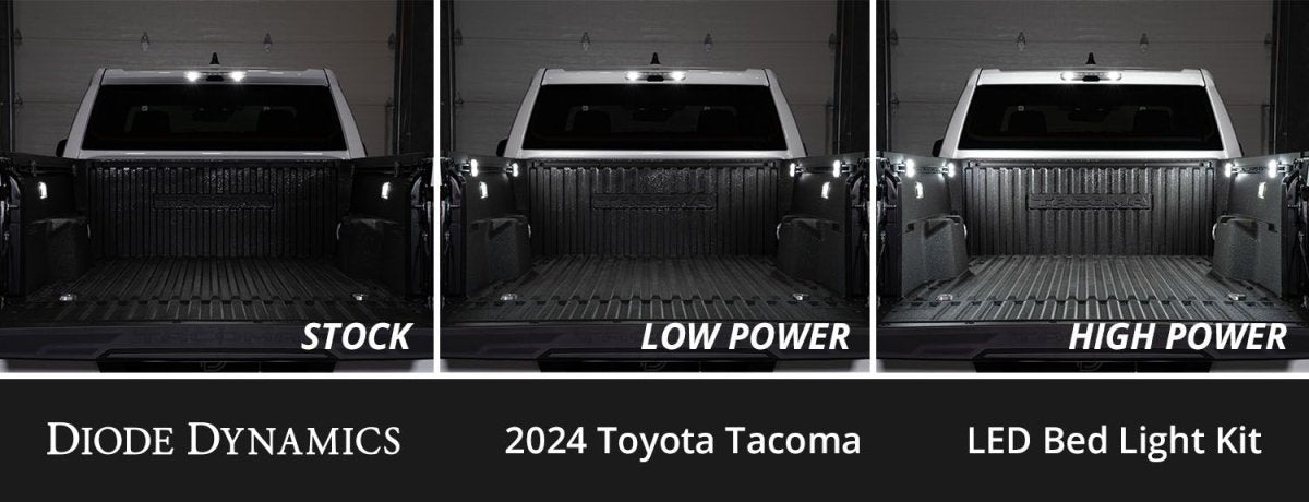 Diode Dynamics - Diode Dynamics Stage Series LED Bed Light Kit for Toyota Tacoma - White Diffused - Panda Motorworks