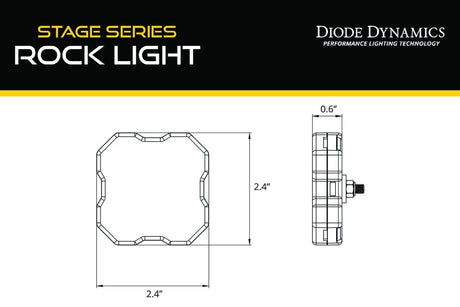 Diode Dynamics - Diode Dynamics Stage Series RGBW LED Rock Light