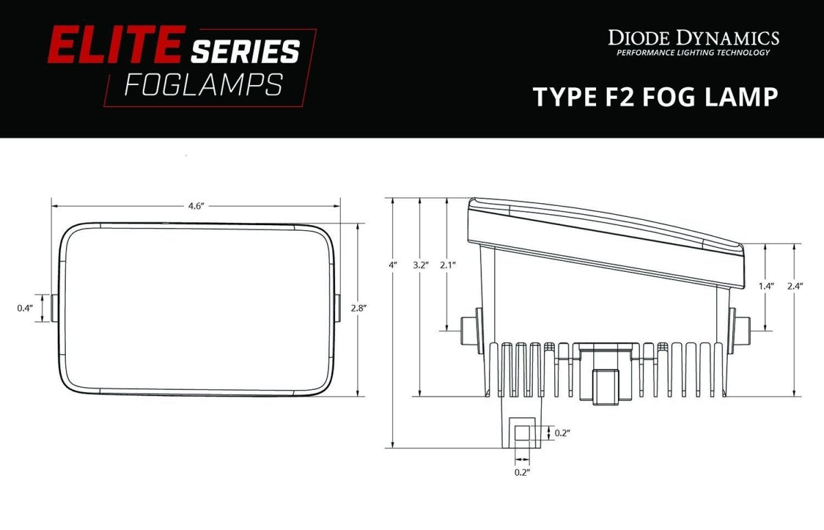 Diode Dynamics - Ford Maverick Elite Series Fog Light Kit - Panda Motorworks