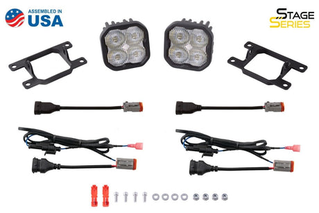 Diode Dynamics - SS3 LED Fog Light Kit for 2021+ Ford Bronco (w/ Standard Bumper)