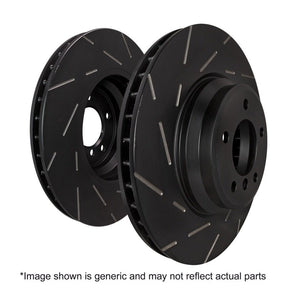EBC - EBC 13+ Ford Fiesta 1.6 Turbo ST USR Slotted Rear Rotors
