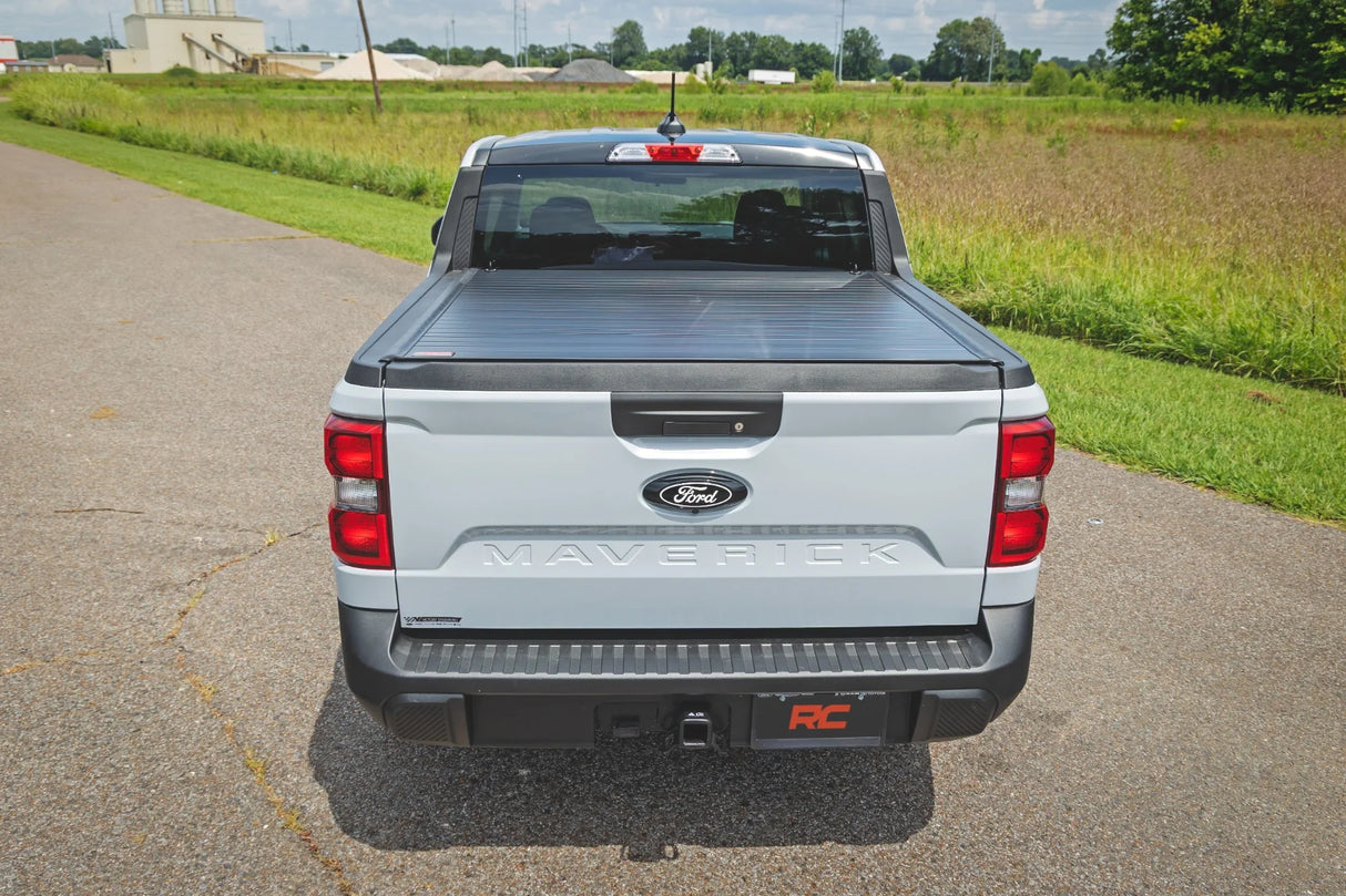 Rough Country Hard Roll Up Bed Cover 4'6" Bed | Ford Maverick 2WD/4WD (2022-2026)
