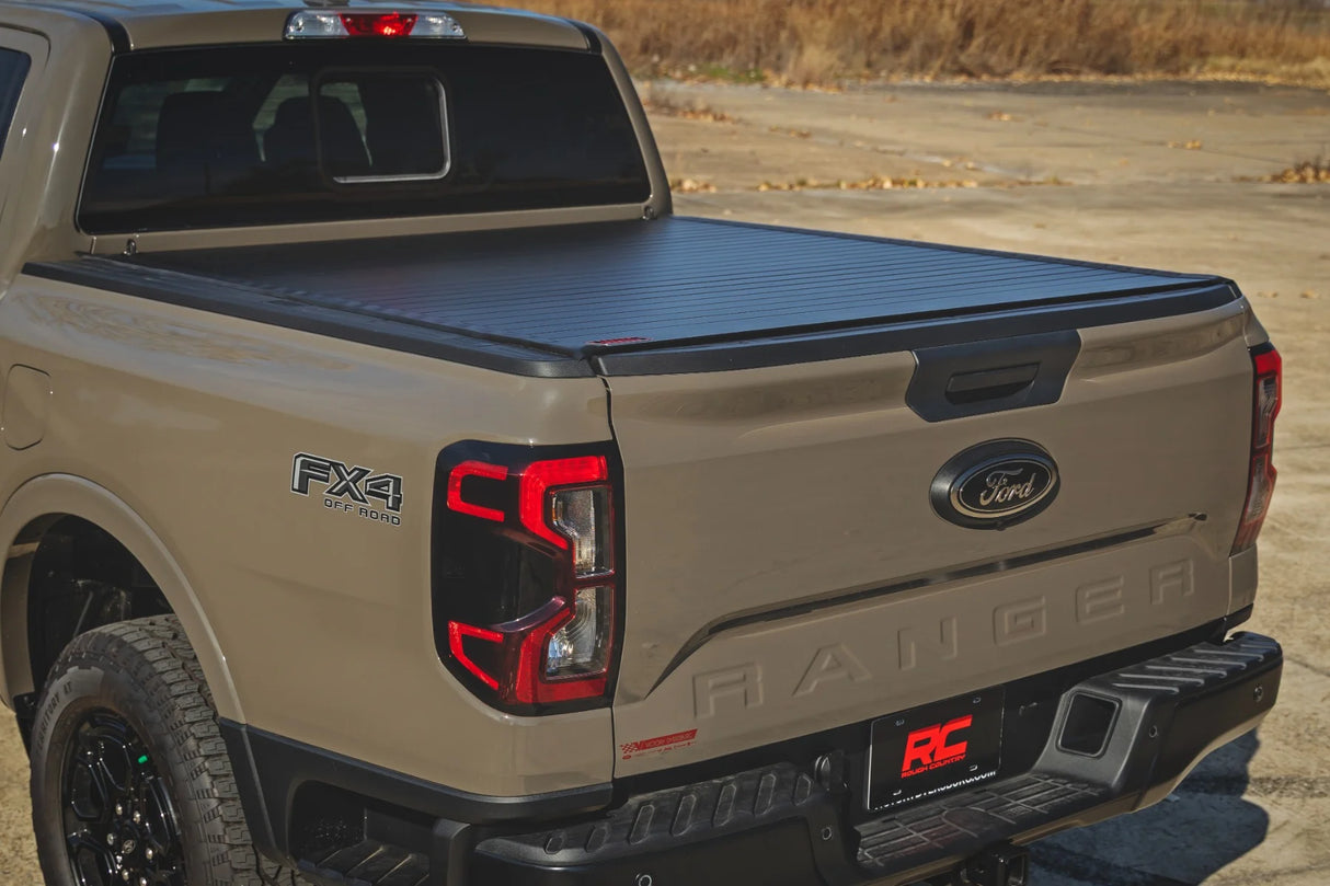 Rough Country Hard Roll Up Bed Cover 5' Bed | Ford Ranger 2WD/4WD (2024-2025)