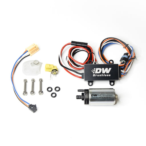 DeatschWerks 14-19 Ford Fiesta ST 440lph Intank Brushless Fuel Pump w/9-0912 Install kit/C102 Controller