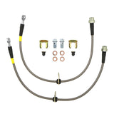 FactionFab Rear Stainless Steel Brake Lines Subaru 2008-2017 STI / 2013-2020 BRZ / 2013-2016 FR-S / 2017-2020 86