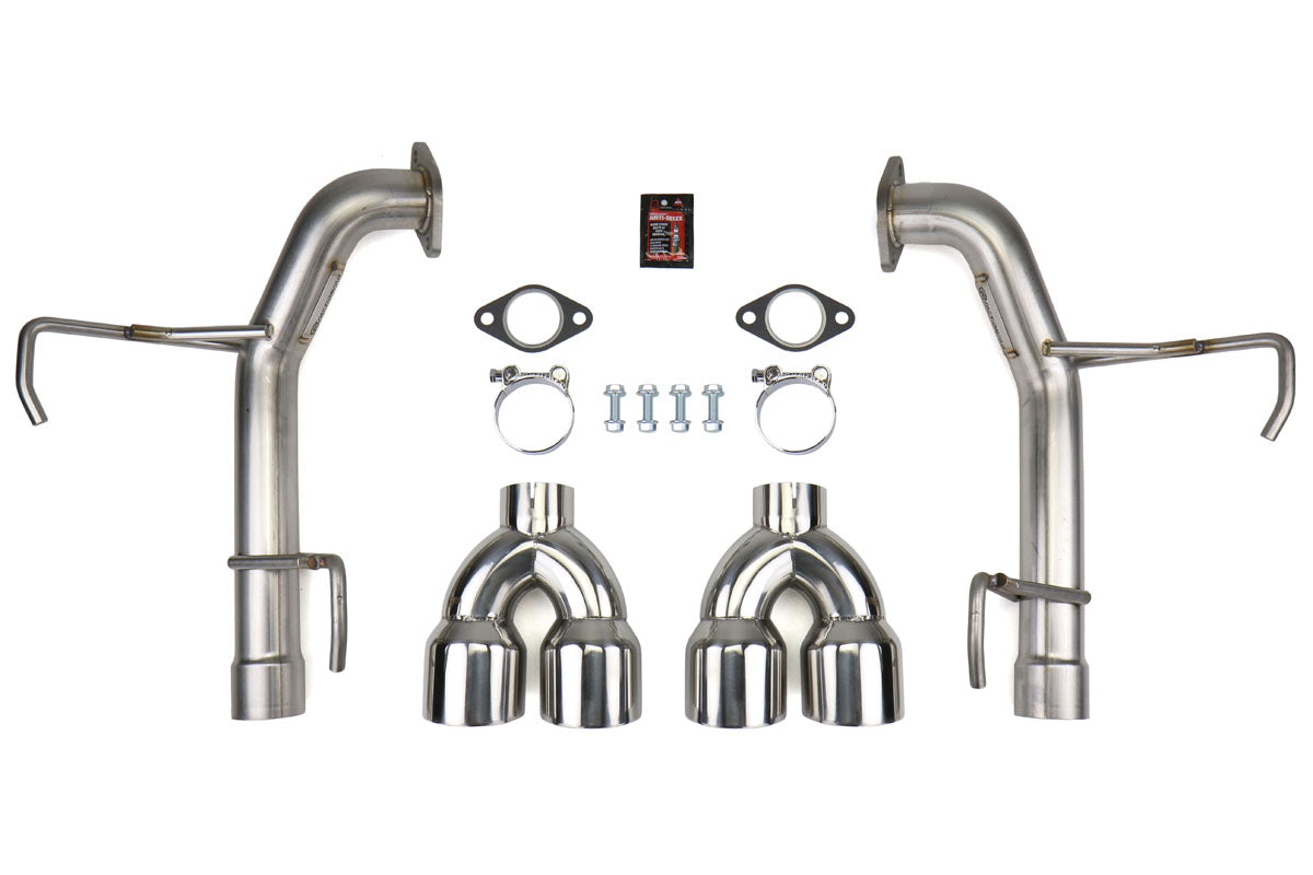 FactionFab Axle Back Exhaust Polished Tip WRX / STI 2011-2014 Sedan