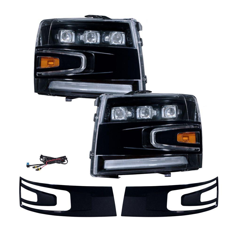 Form Lighting - 2007 - 2013 Chevrolet Silverado LED Projector Headlights (pair)