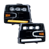 Form Lighting - 2007 - 2013 Chevrolet Silverado LED Projector Headlights (pair)