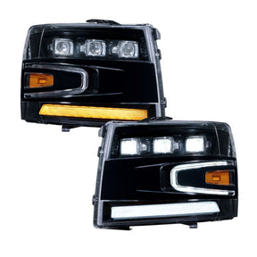 Form Lighting - 2007 - 2013 Chevrolet Silverado LED Projector Headlights (pair)